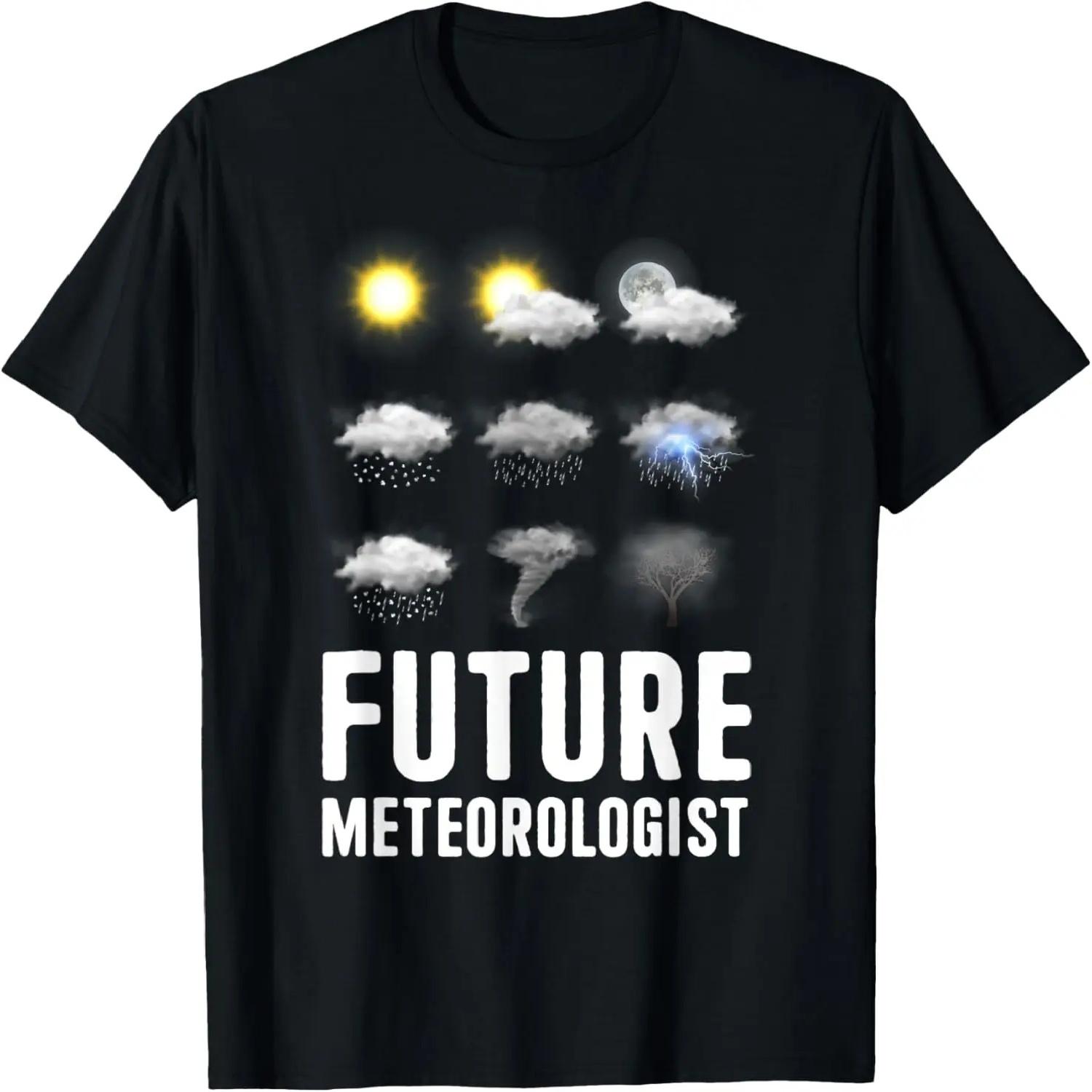 Funny Meteorology Weather Forecast Kids Future Meteorologist T-Shirt S