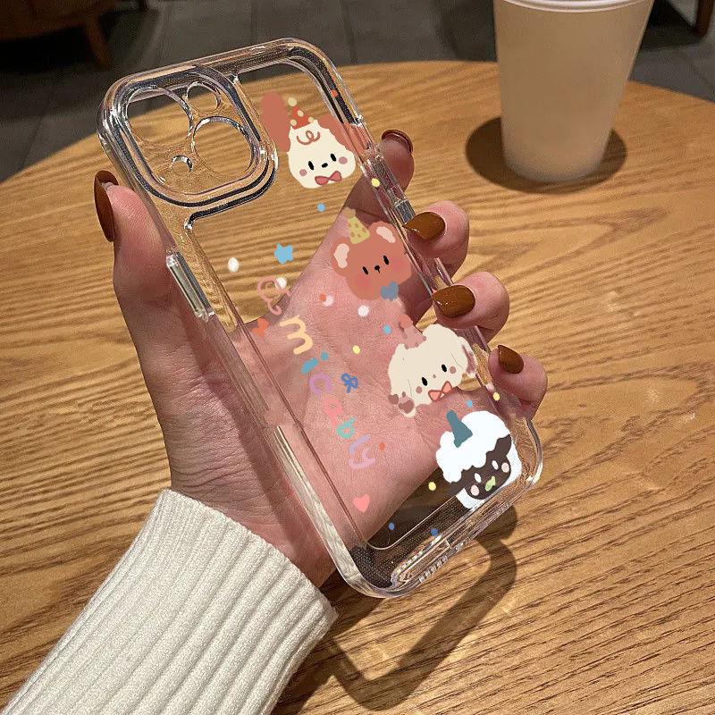 Animal Birthday Party Applicable iPhone17PorMax Mobile Phone Case Apple 16Pro/15 Soft Case 14 Transparent 16