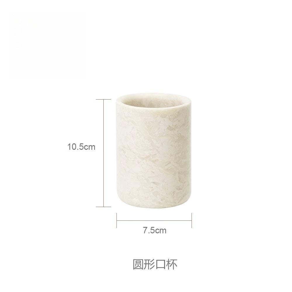 1pc Marble bathroom toiletries Bathroom aromatherapy bottle Tissue box Storage tray ornaments Tissue box Lotion sub bottling