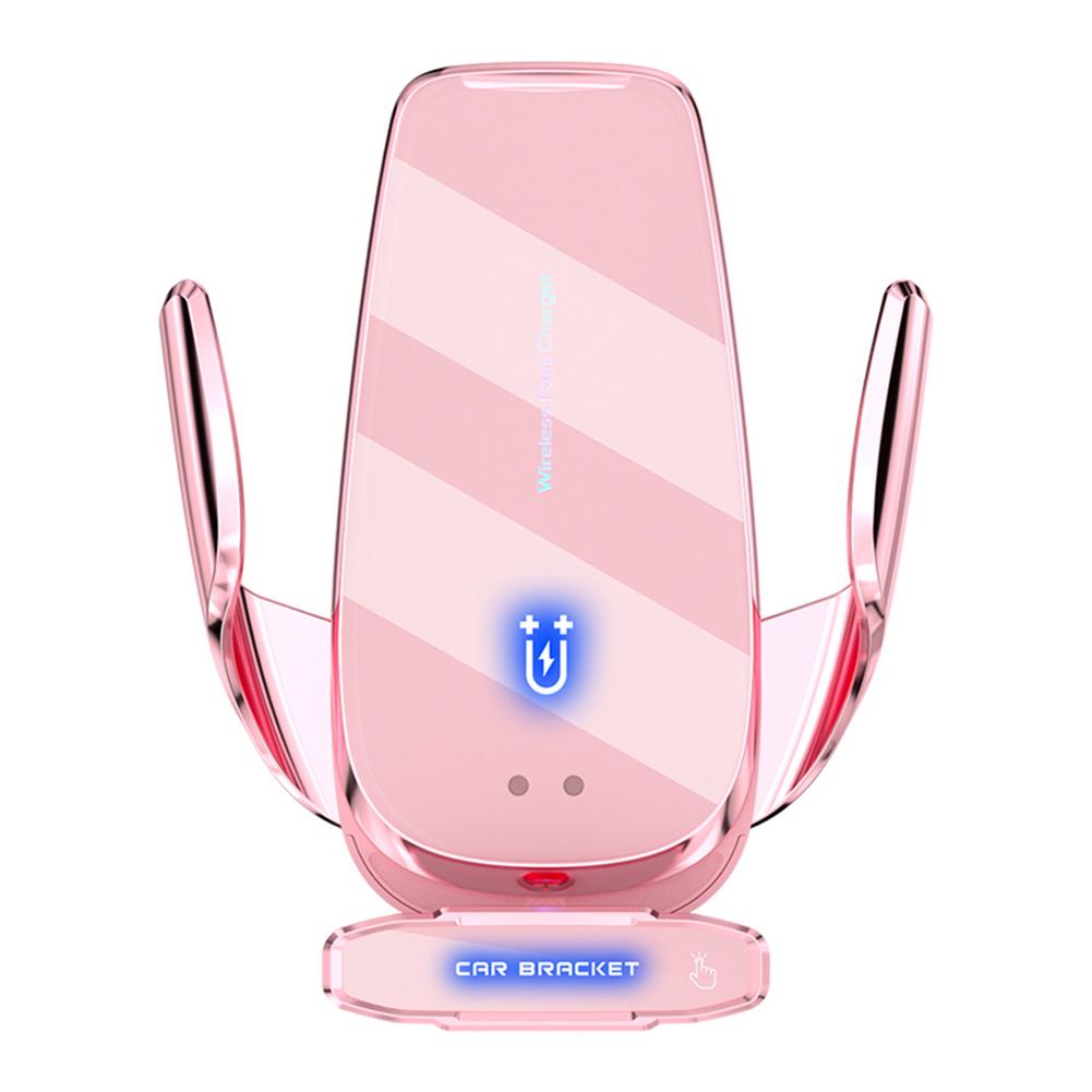 15W Wireless Car Charger Holder Smart Sensor Wireless Car Charger Mount Auto Clamping Alignment Cell Phone Holder For Dashboar