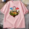 Hippie Magic Mushroom Tshirt Funny Graphic T Shirts Streetwear 90s Men's T-shirts Man Hippie Cotton Tee Shirt T-shirt Male