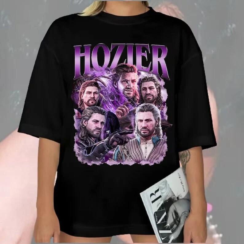 

Bootleg T-Shirt Hozier Gale BG3 Shirt Gale Baldurs Gate 3 Vintage T-Shirt Unisex T-Shirt L