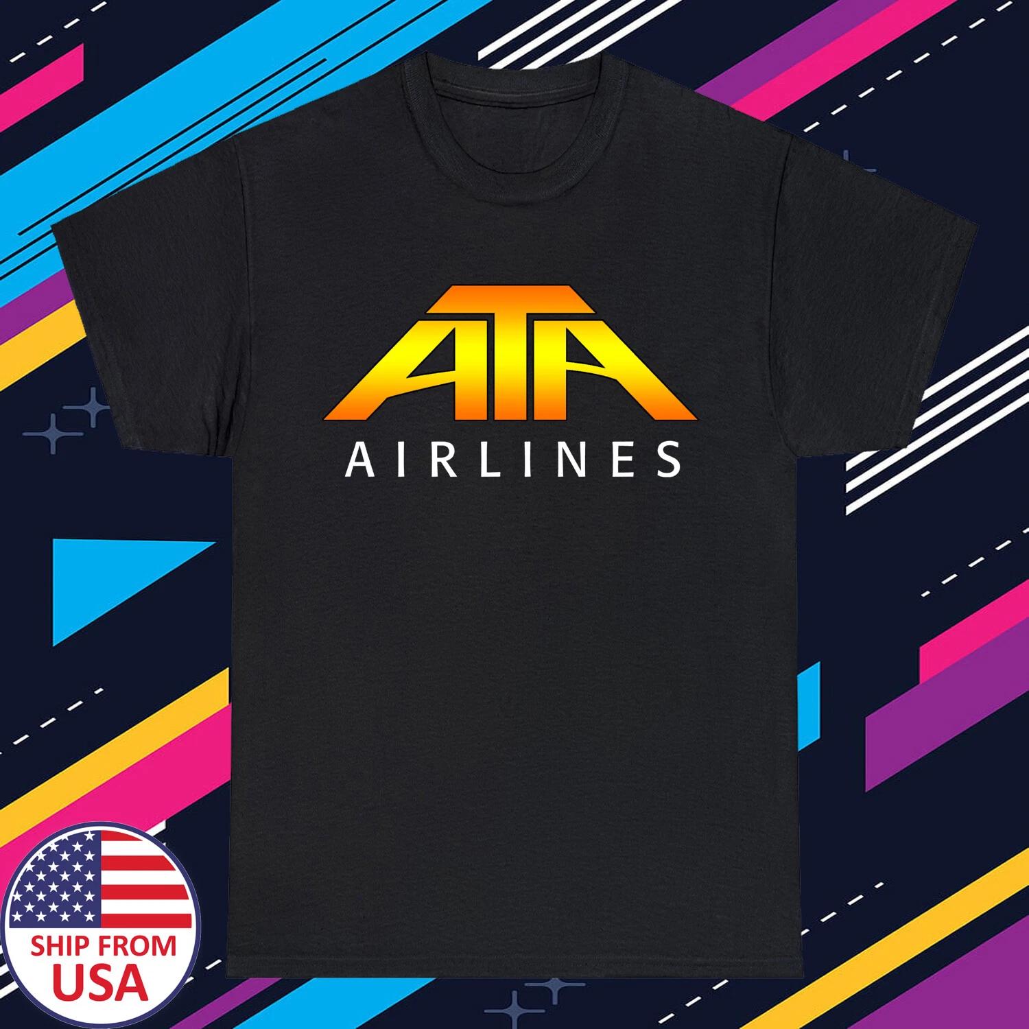 American Trans Air ATA Men s Black Size S-5XL S