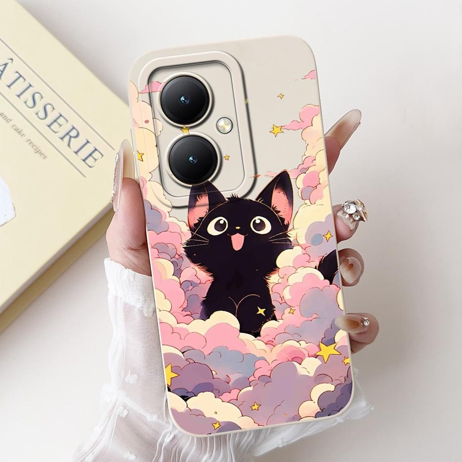 Für Xiaomi Redmi 13C 5G Hülle Luxus Blumen Cartoon Hülle Weiche TPU Matte Handyhülle Für Xiaomi Redmi 13R Redmi13C 5G Fundas Taschen