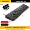 Outdoor Plastic Car Step Ramp for Door Sills and Stairs