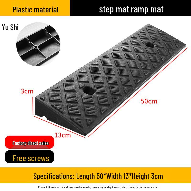 Outdoor Plastic Car Step Ramp for Door Sills and Stairs