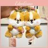 Cartoon Corgi Creative Dog Plush Toy Bag Keychain Pendant Decoration Gift Small