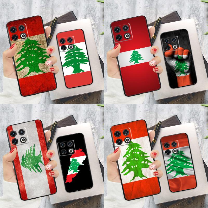Lebanon Flag Phone Case For OnePlus 13 13R 12 12R 11 9 10 Pro 8T 9RT 10T 10R Nord 4 CE 2 3 Lite N20 N30