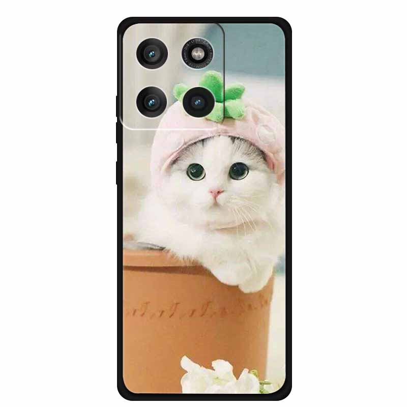 Custodia Morbida in Silicone TPU per Motorola Edge 60 Pro Cover Protettiva Stile Tech Coque per Moto Edge60 Pro Capa Nuova Antiurto Fundas