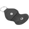 Stylish Guitar Picks Holder Soft PU Leather Plectrum Storage Case Keyring Guitar Accessory