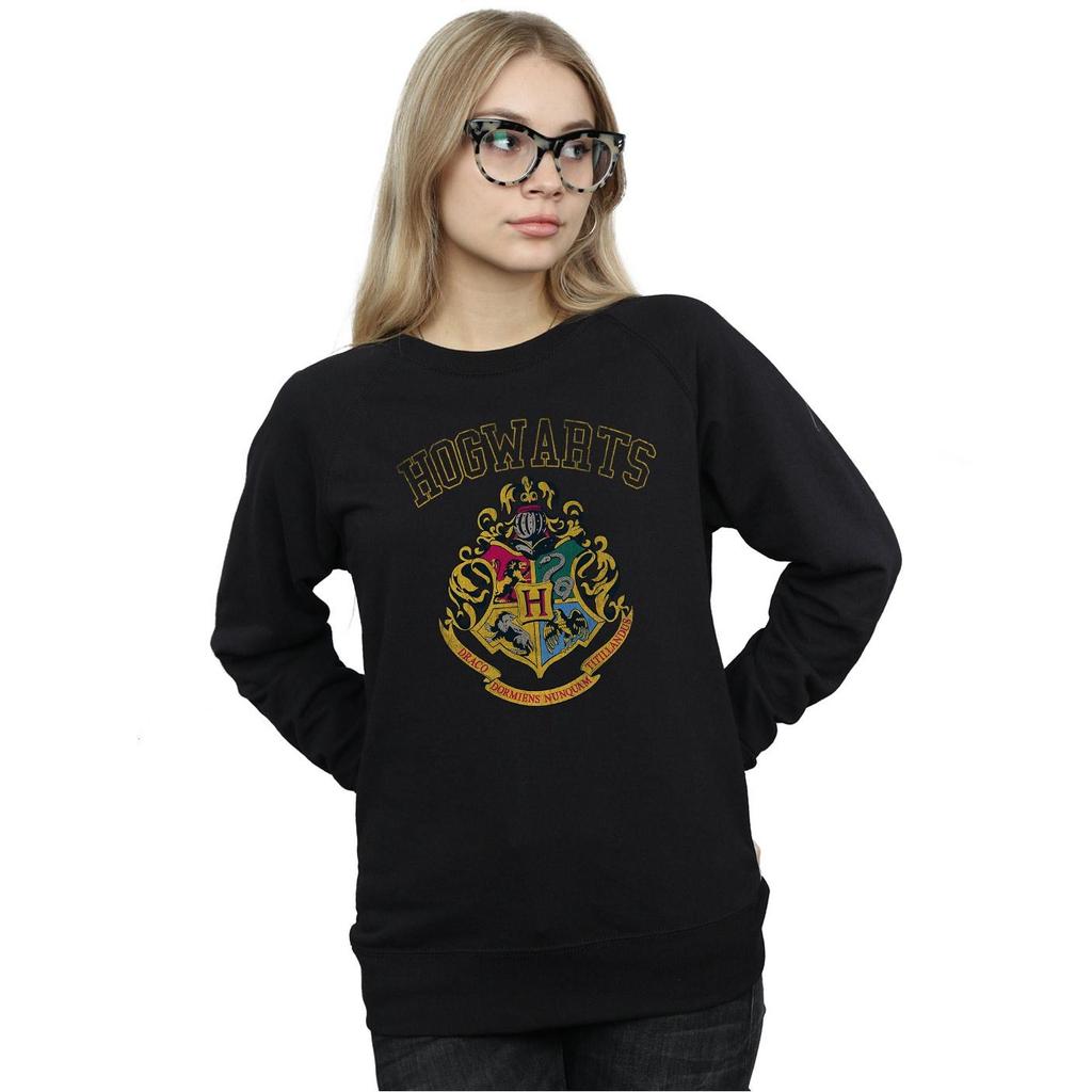 Harry Potter Womens/Ladies Varsity Style Crest Sweatshirt