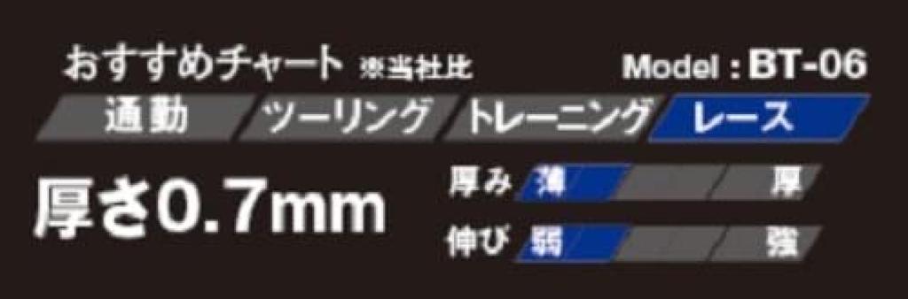 KABUTO Bicycle Bar Black BT-06 Tape, Ultra-Thin, 0.7mm Thick,