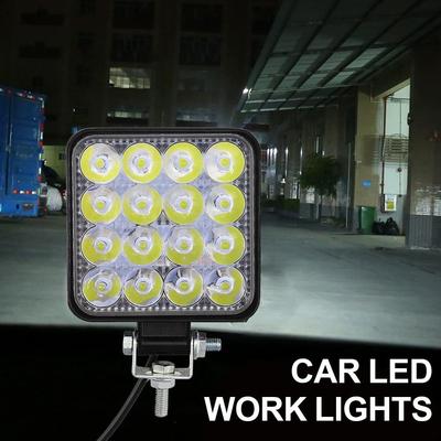 Mini Runde 14-LED Spot Arbeitsleuchte Lampe 42W 12V/24V Für LKW Off-Road Zusatzfahrlicht Nebelscheinwerfer Wasserdichtes Baulicht