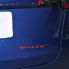 DHKOR1 3D ABS SpaceX Letters Logo Car Decals Sticker Auto Rear Trunk Decoration Accessories for Tesla Coil WYE K80 Cybertruck Juguete