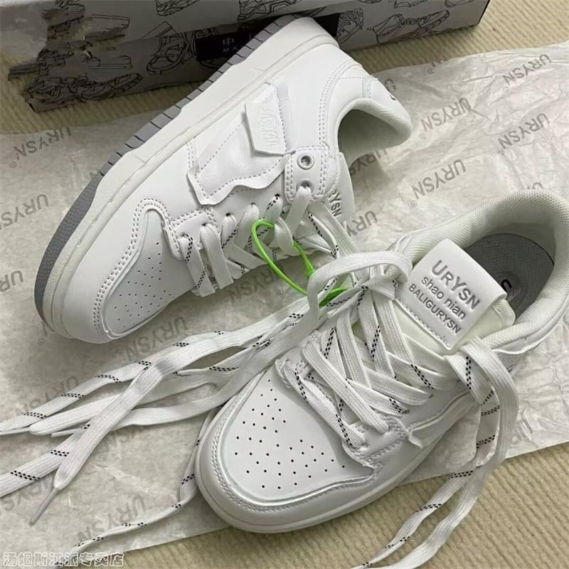 

Нишевый дизайн универсальные студенческие кеды маленькие белые кеды женские 2025 весна новые ins супер огонь повседневные спортивные туфли 40 белый