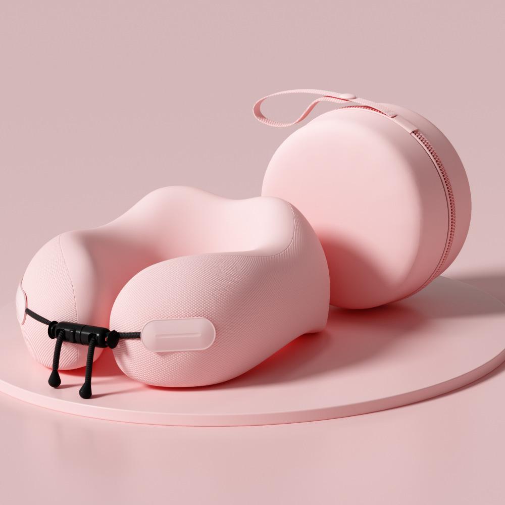 

Luxury Travel Neck Pillow Memory Foam Ergonomic Design for Airplane Train Car Support Portable Sleeping Pillow
