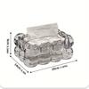1 Stück Neue Acryl Kreative Wolkenförmige Taschentuchbox, Hochwertiger Desktop Restaurant Taschentuchhalter, Zuhause Wohnzimmer Couchtisch Papierspender