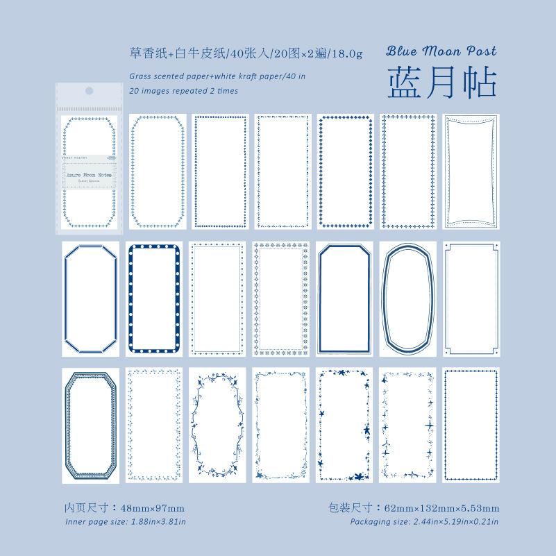

Office School Supplies Special Paper Note Pad Fengwu Chromatography Series Hand Painted Wind Element Handbook Material Kawai