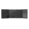 Teclado Bluetooth Triplo Dobrável com Touchpad