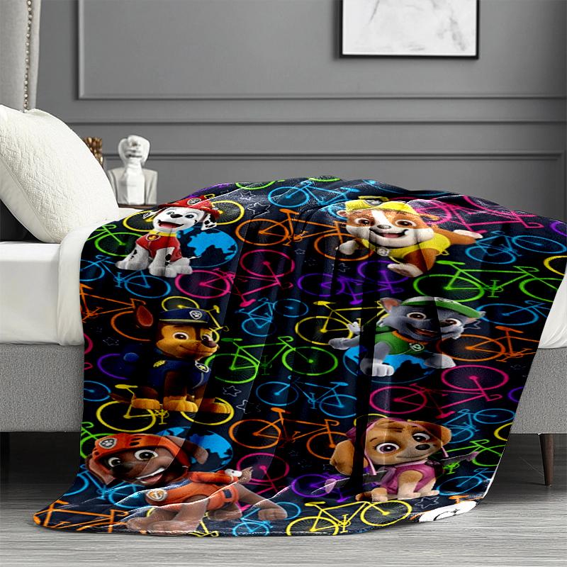 PAW Patrol Print Blanket - Soft & Comfortable, for Bedroom, Travel, Sofa, Home Decoration - Birthday Christmas Gift for Friend