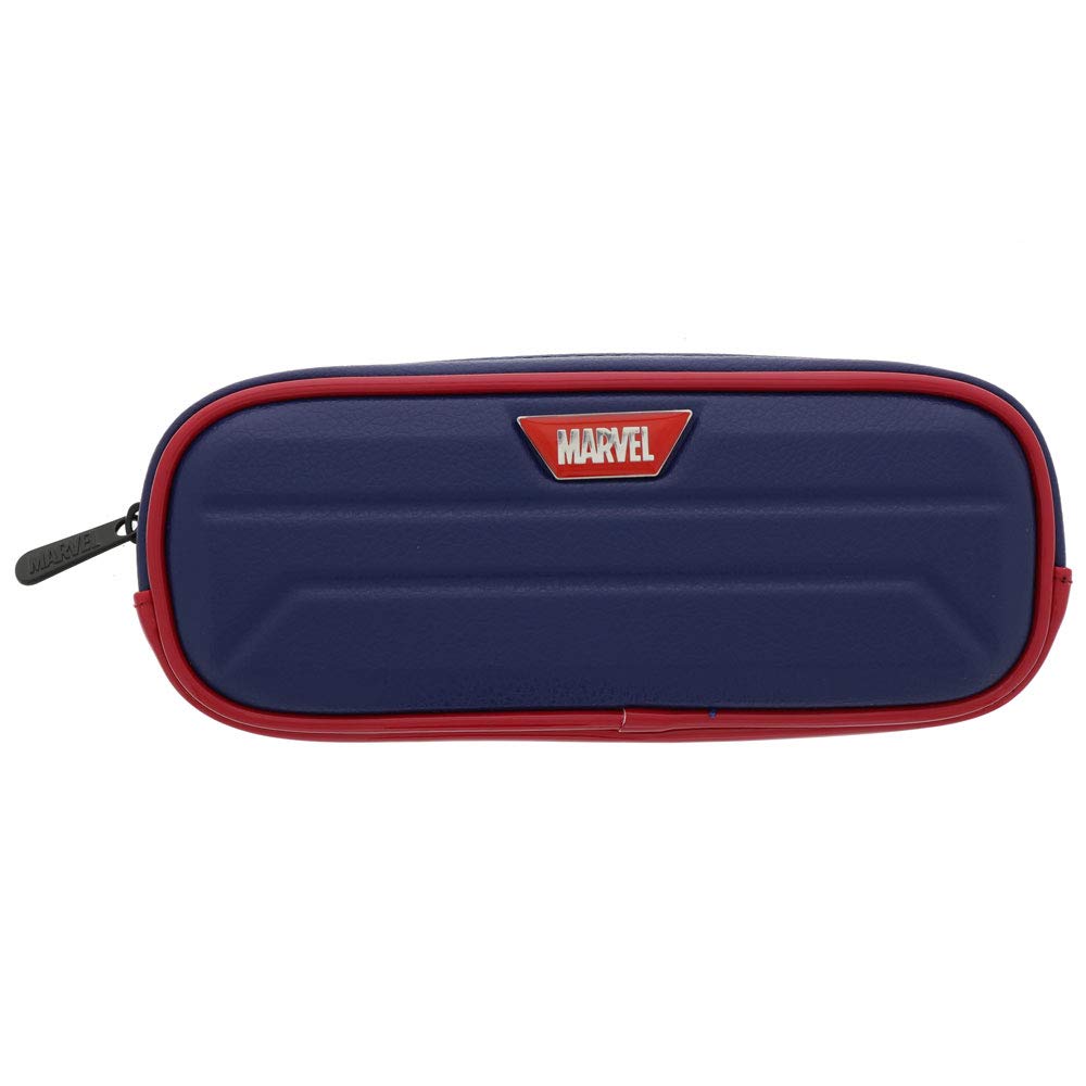 

Sunstar Stationery Marvel Pencil Navy S1421670 Case, Two-Tone Blue,