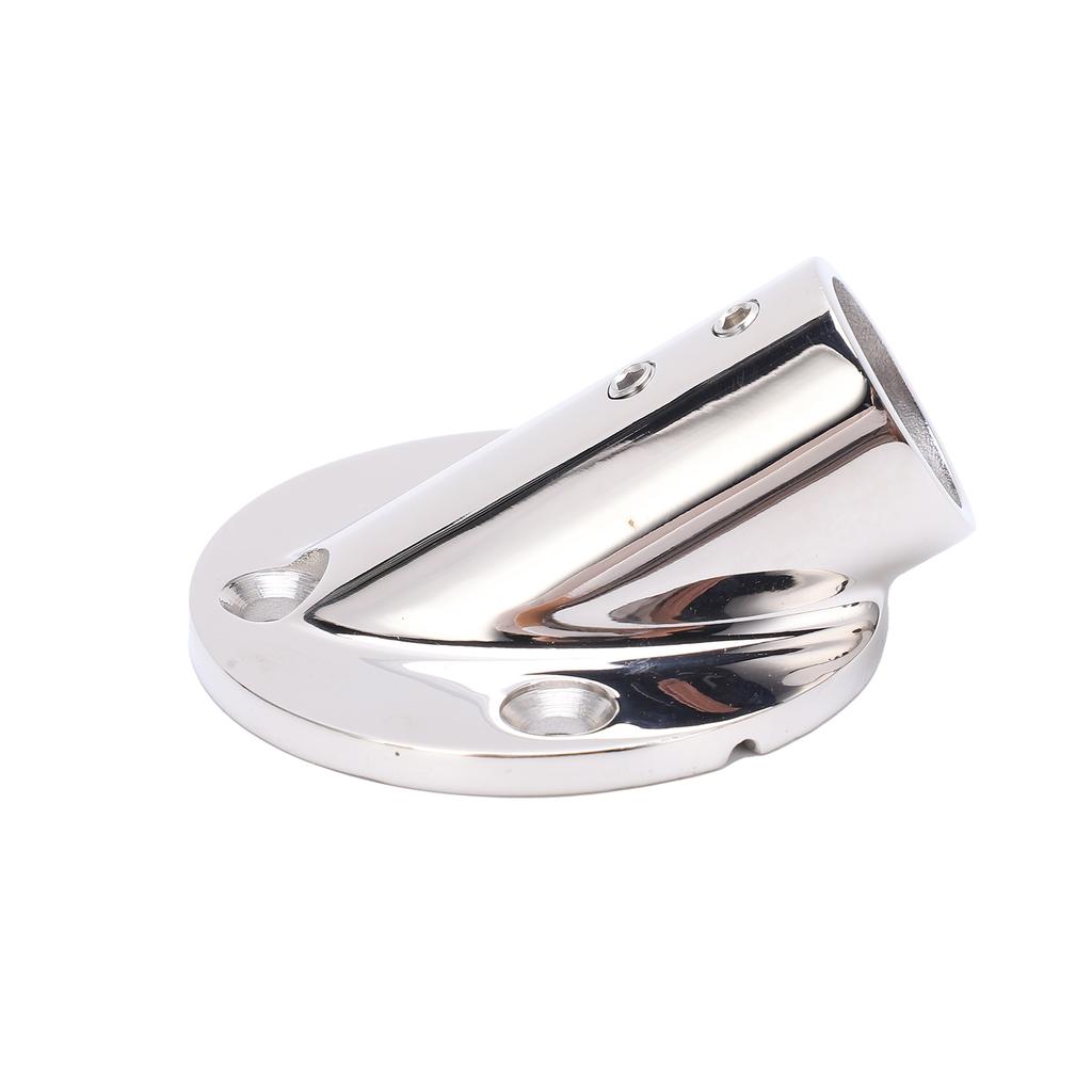 Marine Boat Hand Rail Fittings Stainless Steel 30 Degree Pipe Round Base Handrail Accesssory
