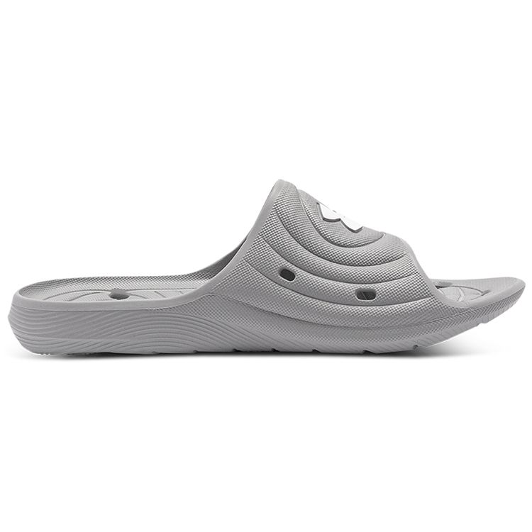 Under Armour Locker 4 Slide Mod Grey Men Sneakers White 3023758-100