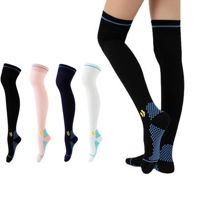 Compression Socks Knee High Varicose Veins Men Sports Cycling Basketball Football Women Long Socks