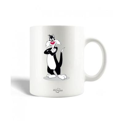 Ceramic Mug - Sylvester - Tweety - 30cl - White - Dishwasher Safe