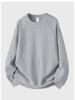 Men's Heavyweight Patchwork Raglan Hoodie: Autumn/Winter Round Neck Casual Layer Top (340G)