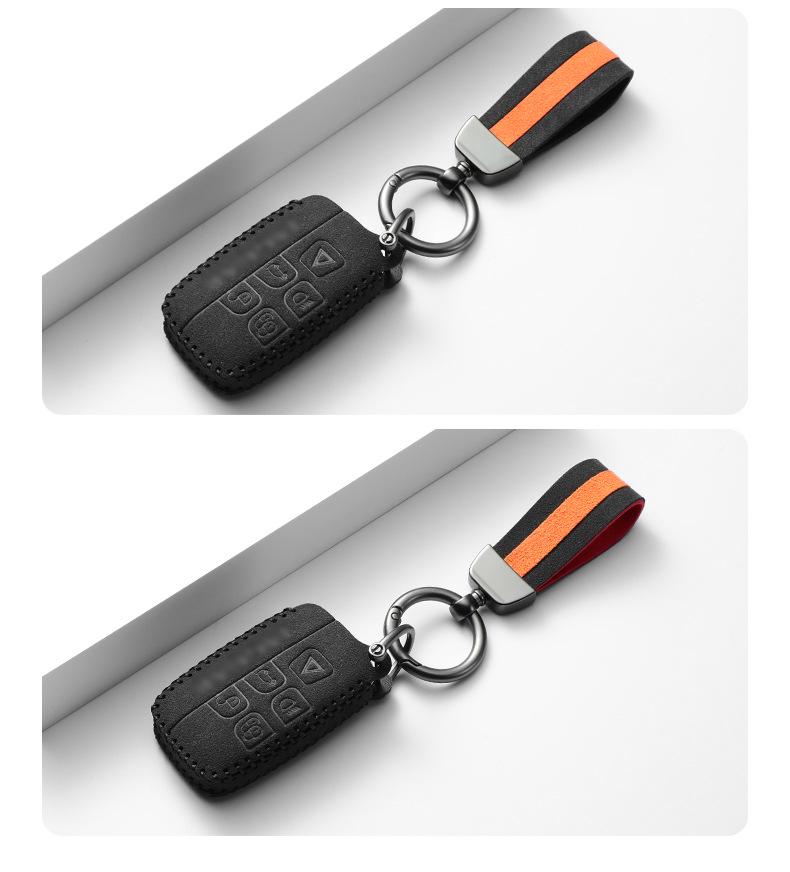 Zamszowe Etui na Kluczyk do Jaguar XE/XFL, F-PACE/XJ, F-TYPE/E-PACE