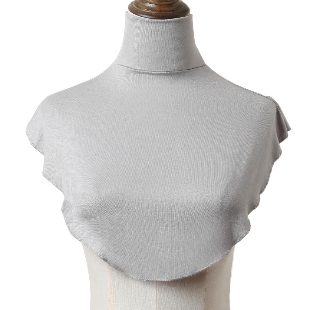 Modal Mercerized Cotton Turtleneck Dickey and Neck Warmer Scarf H010