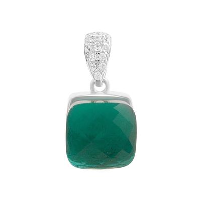 Colgante de plata con circonitas cúbicas (2177197)