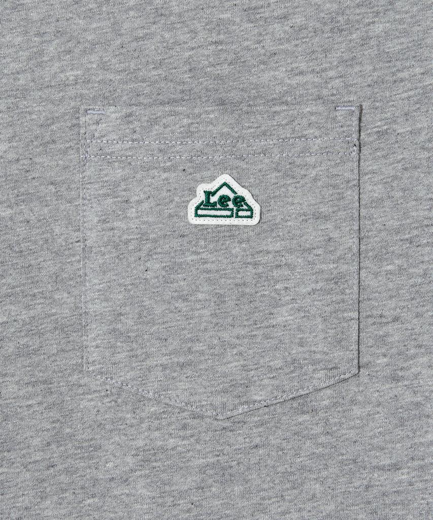 LEE House Logo Pocket Short Sleeve T-Shirt Gray