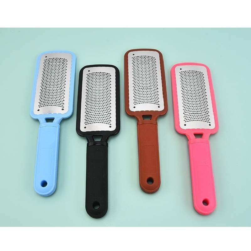 Premium Qualität 304 Edelstahl Fußraspel Doppelseitiger Hornhautentferner Mit ABS-Griff