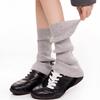 Short Straight Socks, Women'S Vertical Pattern Thin Stacking Socks, Micro-Pull Leg Guards, Leg Covers, Basic Solid Color Versatile Calf Socks