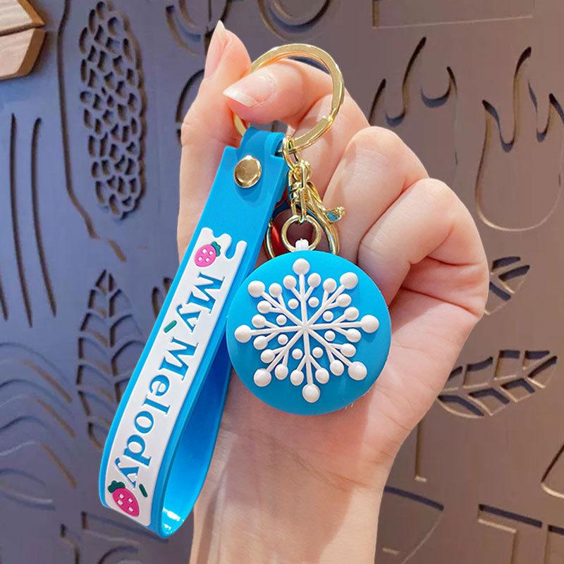 Strawberry Donut Doll Keychain Pendant Couple Car Bag Key Chain Pendant Creative Small Gift