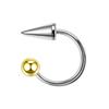 2 Pièces Anneau de Lèvre Piercing Lèvre Goujons Lèvre Anneau de Nez Piercing Gothique Anneau de Nombril Piercing Lèvre Bijoux de Corps