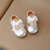 Girl's Mary Janes Colorful Patent Leather Shallow Solid Color Kids Princess Shoes Autumn Lovely Ribbon Toddler Children Shoe