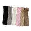 Korean Style Cable Knit Pom Pom Children's Leg Warmers - Autumn/Winter Fashion Slouch Socks for Baby Girls