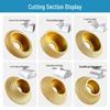 Stone Grinding Wheel for Marble & Granite: Chamfering, Grooving, Rounding, Arc Angle Grinder Head