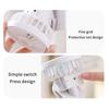 USB Rechargeable Hat Clip Fan Mini Personal Fan Summer Cap Clip Cooler Fan