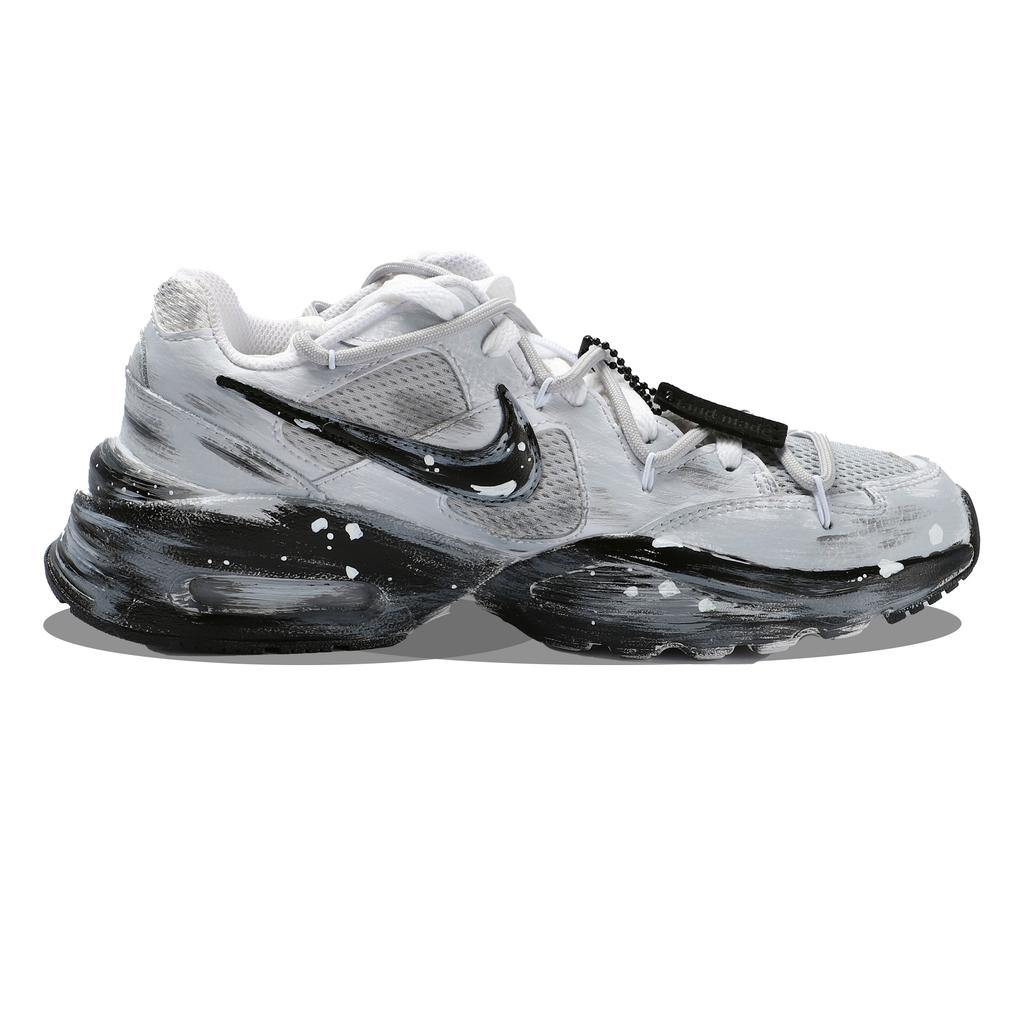 Nike Air Max Fusion Mesh Cushioning Slip Resistant Abrasion Resistant Breathable Low top Chunky Sneakers Women's CJ1671-100(Team130-VAM)