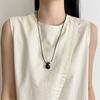 Fashionable Teardrop Necklace Craft from Sturdy Alloy Accessory for Everyday Wear and Special Occasions Daily Use