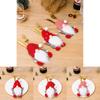 Adorable Christmas Gnome Fork And Spoon Set For Festive Tabletop Decoration