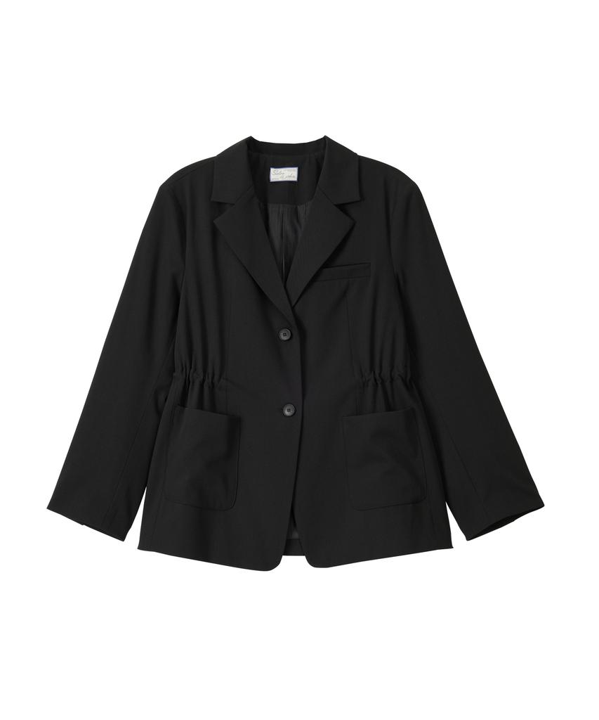Salon De Yohn Oversized String Jacket_ Black