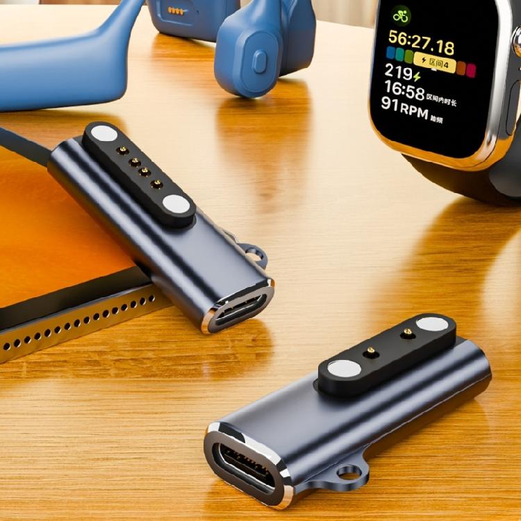 Lightweight Magnetic Charging Adapter Converter Type C Interfaces Easy Efficient Connection for Kids Children Smartwatch
