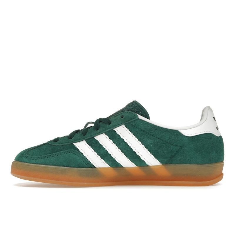 Adidas Gazelle Indoor Collegiate Green Gum Unisex Sneaker Cloud-White JI2062