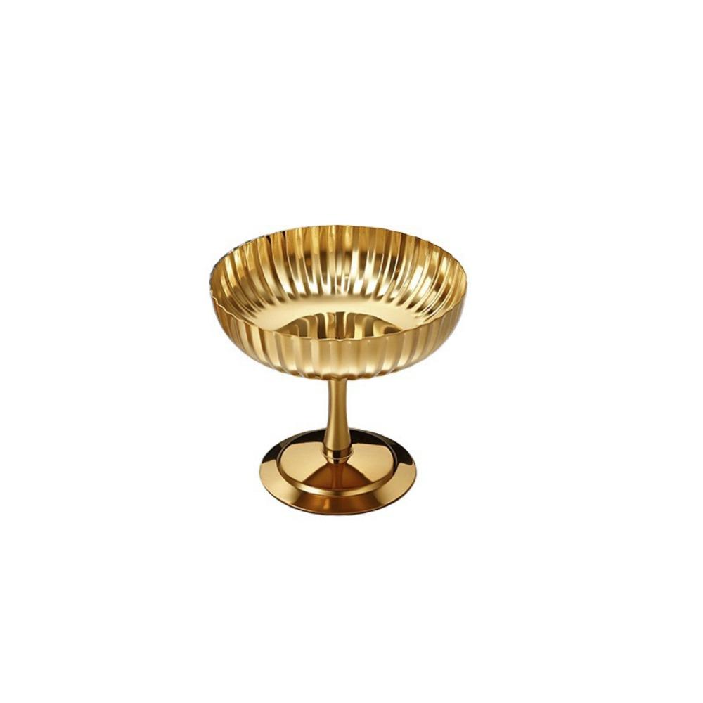 Food Grade Stainless Steel Dessert Bowl Reusable Pudding Bowl Goblet Snack Serving Dish  Party