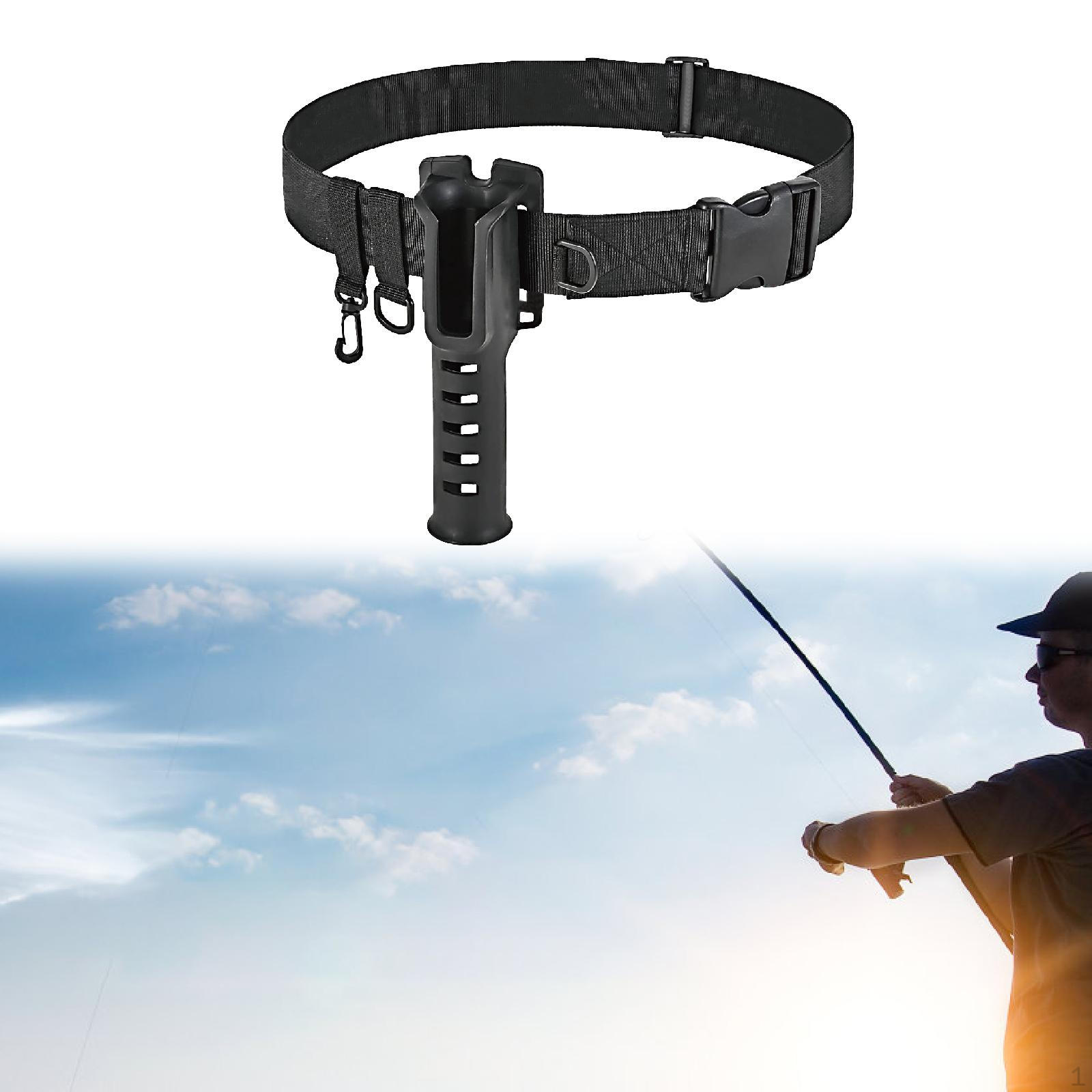Fishing Rod Holder Pole Support Belt Adjustable Accessories Professional Wading